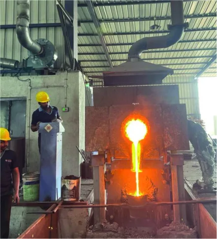 Casting facility for CI, SGI and investment cast parts